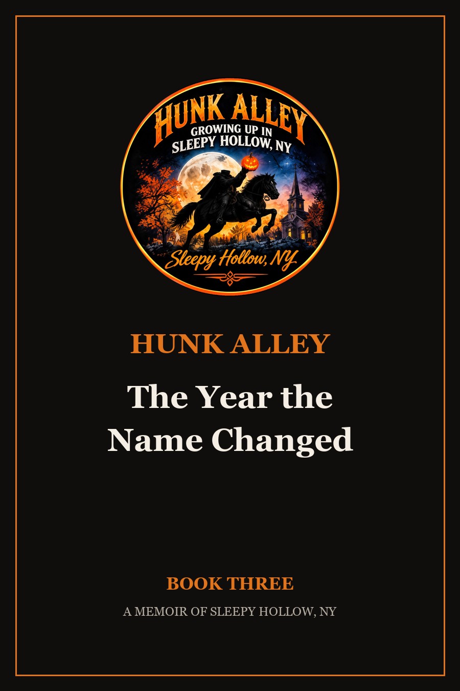 Cover of The Year the Name Changed, Book Three of the Hunk Alley series
